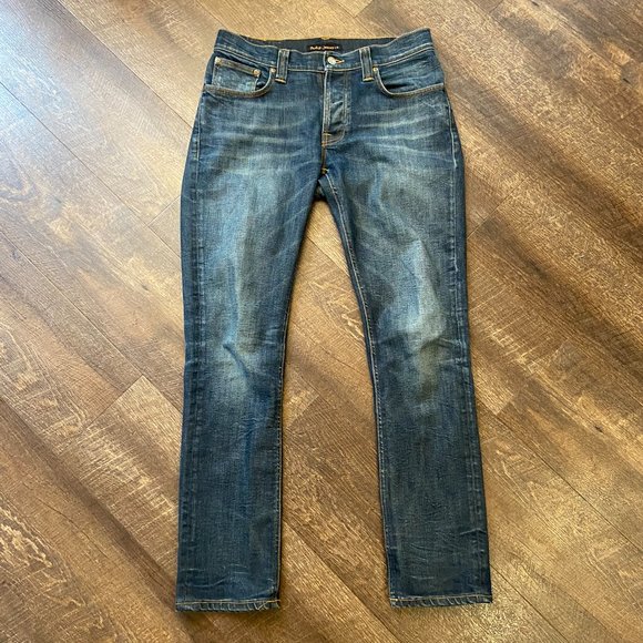 Nudie Grim Tim Slim Fit Jeans -32x32 - Picture 2 of 12